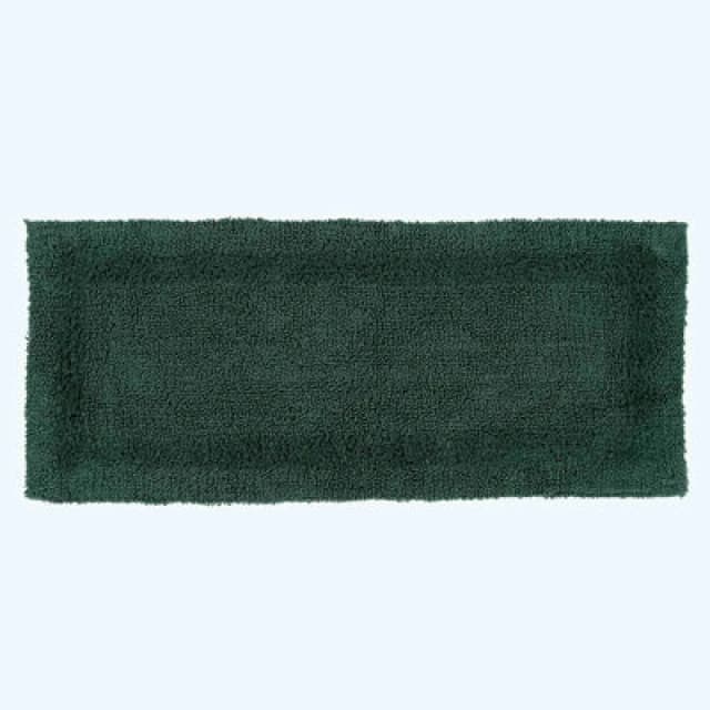 Homescapes Luxury Reversible Bath Mat Runner - Forest Green