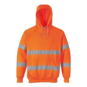 Portwest Class 3 Hi Vis Hooded Sweatshirt Orange M