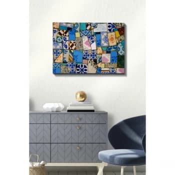 Kanvas Tablo (50 x 70) - 168 Multicolor Decorative Canvas Painting