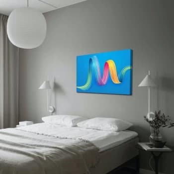 70100ABSC - 001 Multicolor Decorative Canvas Painting