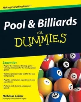 Pool and Billiards for Dummies by Nicholas Leider Book