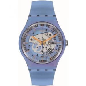 Unisex Swatch Shimmer Blue Watch