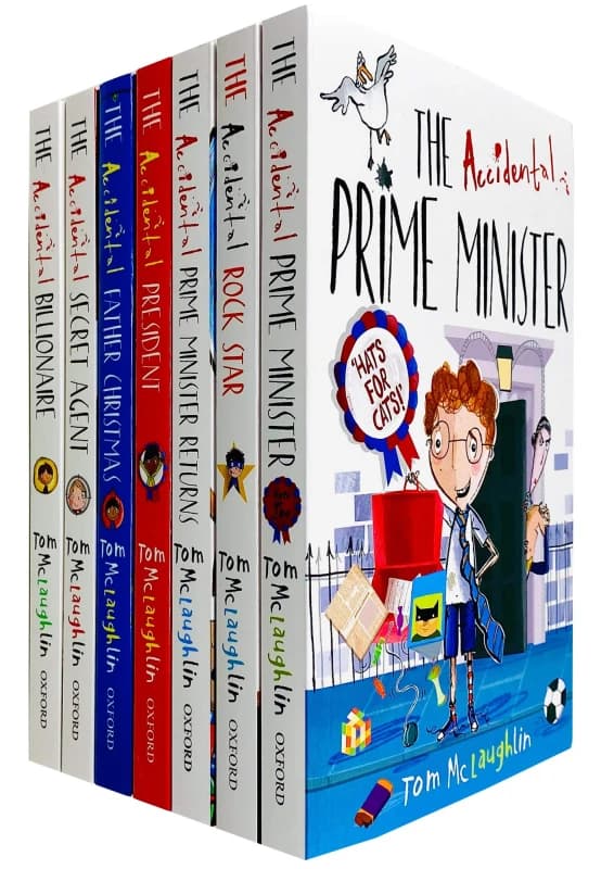 The Accidental Series 7 Book Set By Tom McLaughlin Including Accidental Prime Minister Rock Star Prime Minister Returns Tom McLaughlin Books