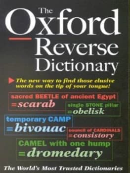 The Oxford Reverse Dictionary by David Edmonds Paperback