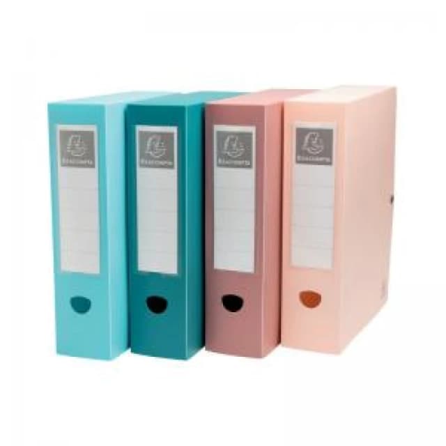 Exacompta Skandi Recycled Filing Box 80mm Spine A4 Assorted (6 Pack) 89370E