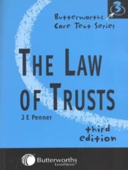 The Law of Trusts by James Penner Paperback