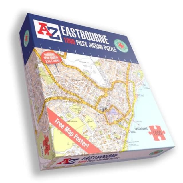 A to Z A to Z Map of Eastbourne 1000 Piece Jigsaw Puzzle