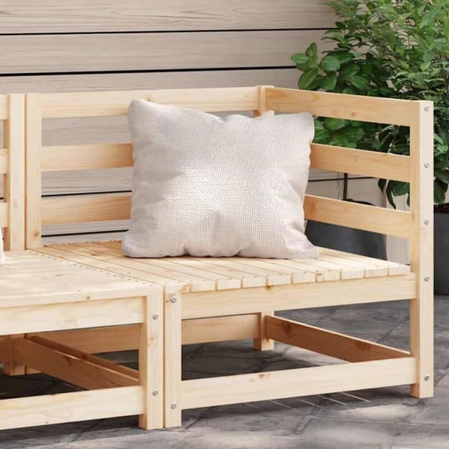 VIDAXL Garden Corner Sofa Solid Wood Pine Vidaxl 8720286354780