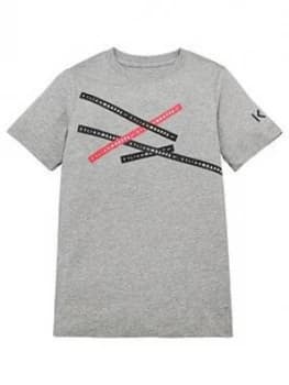 Boys, Nike Junior Km Player Edition Tee, Grey, Size L