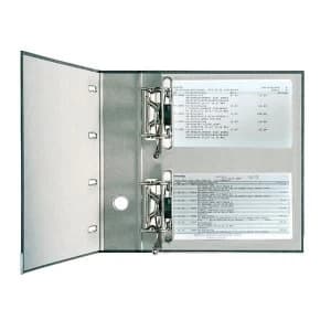 Leitz Standard Double Lever Arch File 80mm Spine A4 Black Ref 1092-95 Pack 5