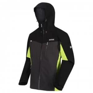 Regatta Birchdale Waterproof & Breathable Stretch Jacket - Ash/Black