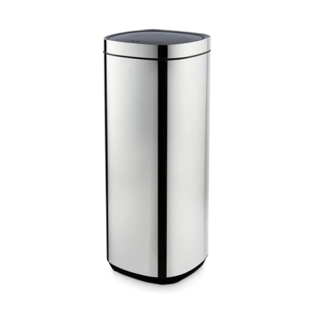 Swan 50L Touch Bin Bins Medium Silver 72907611390