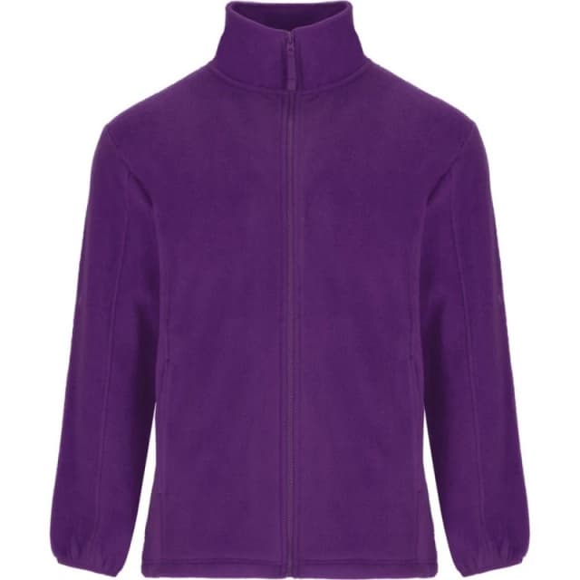 ROLY ROLY Men Artic Full Zip Fleece Jacket in Purple Size: large Purple L Male 5063470577538