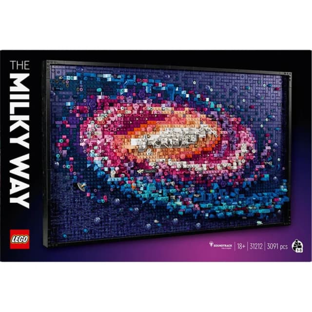 LEGO LEGO ART The Milky Way Galaxy Wall Art Set for Adults 31212