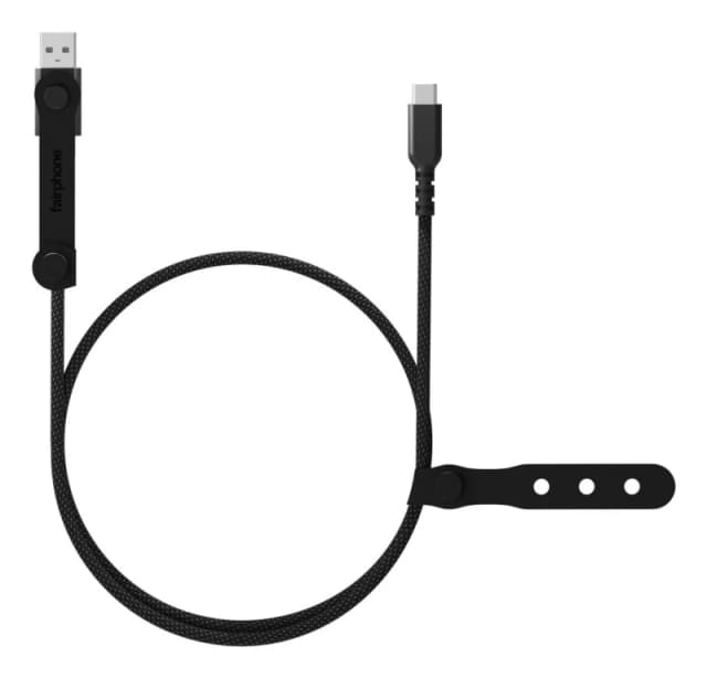 Fairphone Fairphone ACCABL-2CC-WW1 USB cable USB 2.0 1m USB C Black ACCABL-2CC-WW1