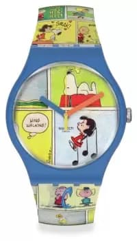Swatch SO29Z108 SMAK! Swatch x Peanuts Watch