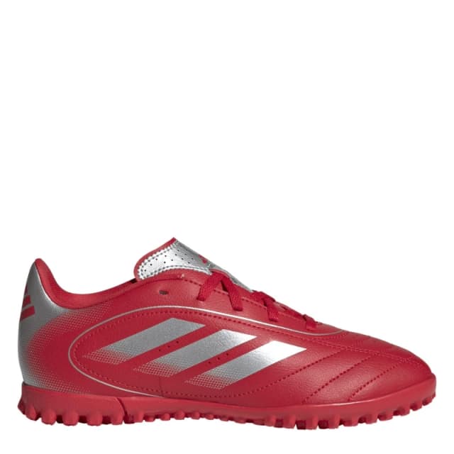 adidas Goletto Juniors Astro Turf Football Boots Red/Silver male 3 (35.5)