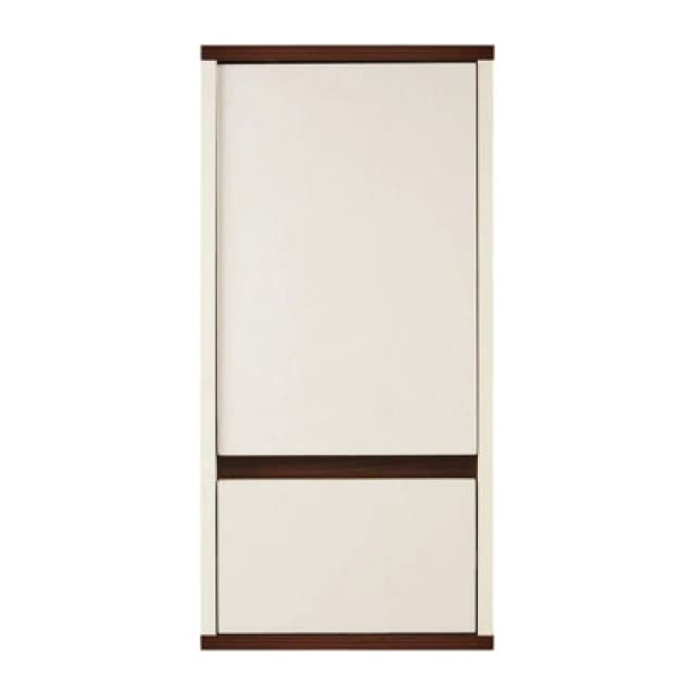Premier Housewares Chelsea Single Door One Drawer Wall Cabinet White