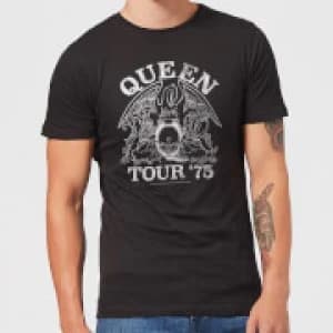Queen Tour 75 Mens T-Shirt - Black