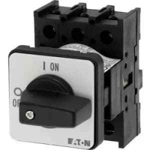 Eaton P1-25/E On/Off switch for front mounting 690 V Black