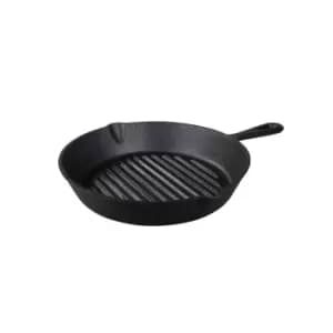 Tramontina Griddle Pan 26Cm (1.65L) Pre-seasoned Cast Iron