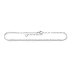 THOMAS SABO Silver Rope Chain Anklet