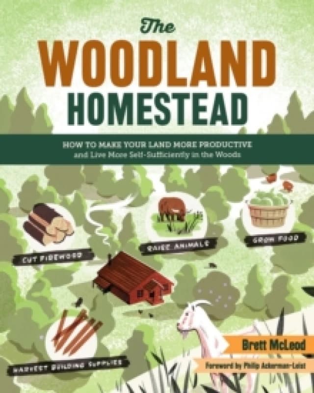 The Woodland Homestead : How to Make Your Land More Productive and Live More Self-Sufficiently in the Woods Paperback / softback