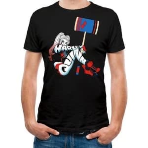 Batman - Harley Quinn Pose Mens X-Large T-Shirt - Black