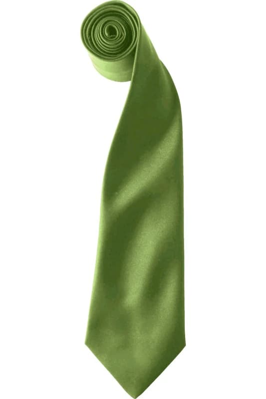 Premier Premier Men Colours Satin Clip Tie Pack of 2 in Green Green One Size Male 5059269153946