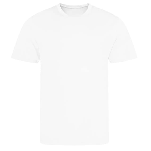 AWDis Cool Mens Plain Blue T-Shirt in White Size: Small White Male S