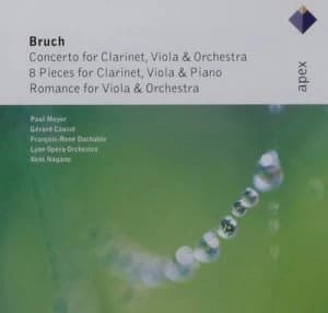 WORKS FOR CLARINET AND VIOLA by Max Bruch CD Album