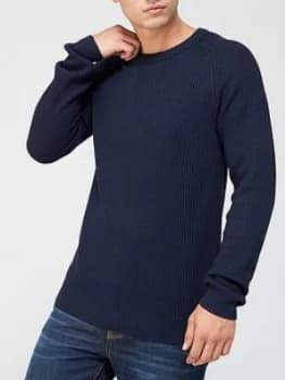 Jack & Jones Textured Crew Neck Jumper