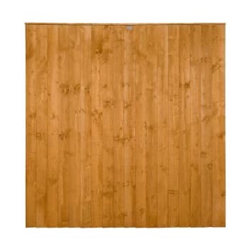 6ft High Featheredge Heavy Duty Fence Panel - Pressure Treated