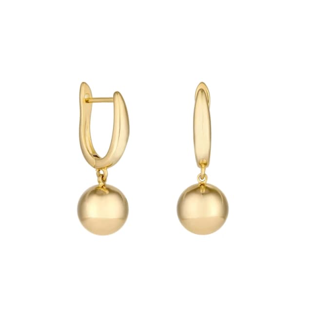 Jon Richard Gold Plated Polished Orb Earrings Jewellery Sets One Size Gold 70979410000