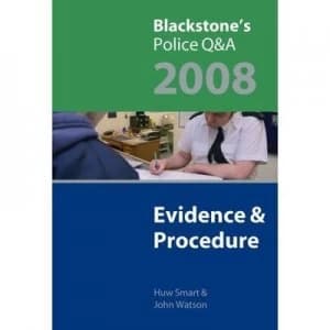 Evidence and Procedure 2008 by Huw Smart Paperback