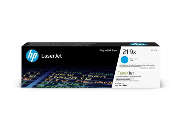 HP 219X Cyan High Capacity Toner Cartridge - W2191X (Original)