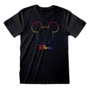 Disney T-Shirt Silhouete - Rainbow Disney Collection Size S
