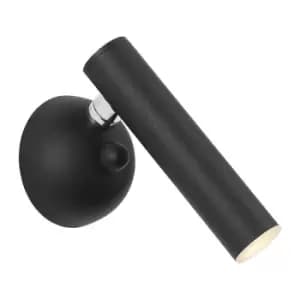 Zumaline Loya Integrated LED Reading Light, Black, 450lm, 3000K