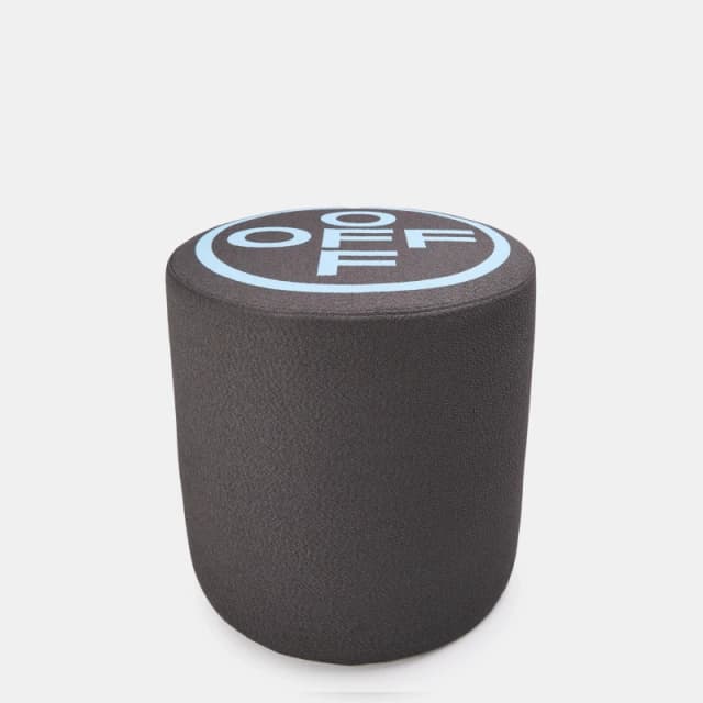 Off White Bar Stools Grey/Blue unisex One Size