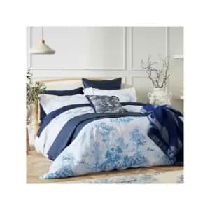 Ted Baker Landscape Toile Duvet Cover Double Blue