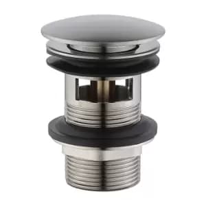 Barkway Basin Waste Slotted Brushed Nickel