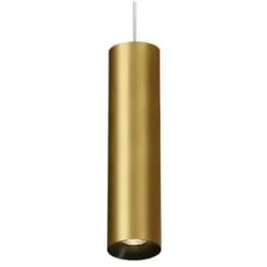 Larissa Ariadnis Brushed Brass Ceiling Pendant GU10 10W Dark Light