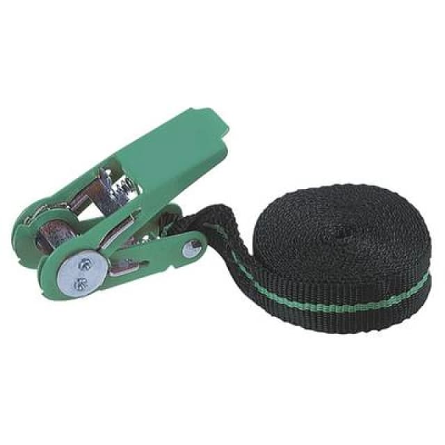 Wolfcraft Wolfcraft 3418000 Mono strap Low lashing capacity (single/direct)=90 daN (L x W) 4m x 25mm Ratchet EN 12195-2 3418000