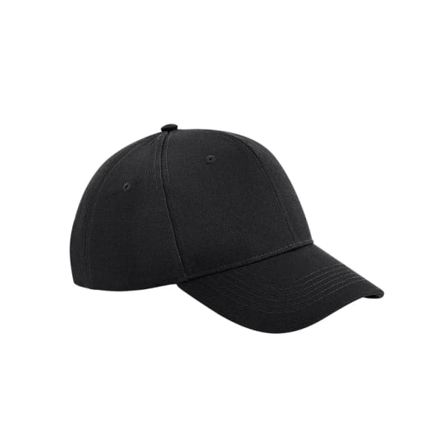 Beechfield Beechfield Men Ultimate 6 Panel Cap in Black One Size Male 5063377401943
