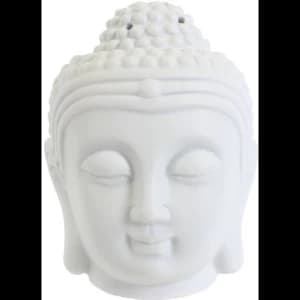 White Buddha Head Oil Burner