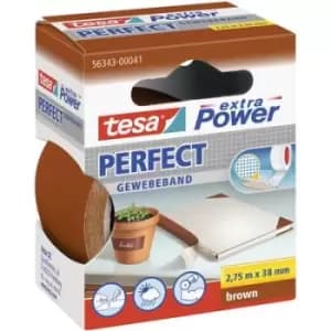 tesa PERFECT 56343-00041-03 Cloth tape tesa extra Power Brown (L x W) 2.75 m x 38mm