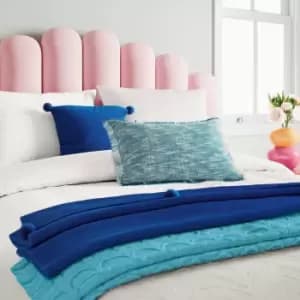 Helena Springfield Clipped Leaf Kingsize Duvet Cover Set, White