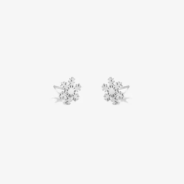 Simply Silver Sterling Silver 925 Polished Snowflake Earrings Jewellery Sets One Size Silver 71578011000