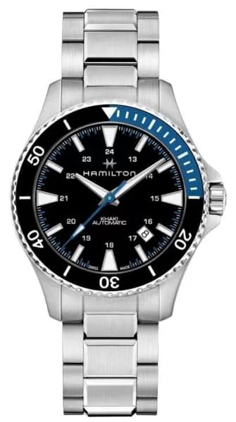 Hamilton H82315131 Khaki Scuba Auto Stainless Steel Black Watch