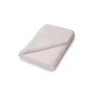 Fable Brushed Cotton Single Flat Sheet, Amethyst